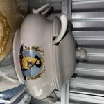 Vintage Ceramic Soup Bowl Nabisco 100TH Anniversary Premium Tureen W/spoon. Fixed Price $33.00.