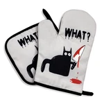 Zcyhtqp, What? Funny Silicone Non-slip Oven Mitts And Pot Holders Sets Of 2, .... Fixed Price $22.34.