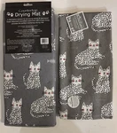 15X20 Microfiber Countertop Dish Drying Mat, Dual Purpose Kitchen Towel Kay Dee. Fixed Price $18.95.