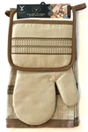 3-PIECE Oven Mitt, Pot Holder, Tea Towel Kitchen Set Yellowstone John Collection. Fixed Price $6.87.