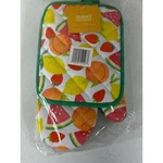 Celebrate Together Kohls Summer Oven Mitt & Pot Holder Set Fruit Lemon Orange. Fixed Price $6.29.