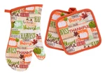 Fall Harvest Home Collection Kitchen Oven Mitt, Pot Holders You Choose. Fixed Price $7.99.