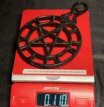 Old Cast Iron Footed Trivet Vintage 5-POINTED Star 8" X 5". Fixed Price $40.00.