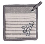 Kay Dee Designs Cook's Kitchen Birdseye Woven Embroidered Potholder Graphite. Fixed Price $22.86.