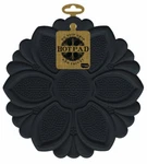 Talisman Designs Silicone Pot Holder, Trivet/hot Pad, Multi-tool Black Flower. Fixed Price $19.99.