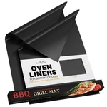Prettycare Oven Liners For Bottom Of - 2 Pack Heavy Large, Black. Fixed Price $13.35.