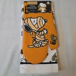 Peanuts Snoopy 3 Pc Halloween Kitchen Set 2 Towels & Oven Mitt 100% Cotton New. Fixed Price $27.54.