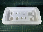 Vintage Diamond Ceramic Slip Mold EX153 Mini Garden Pots, Planters, One Piece. Fixed Price $39.99.