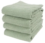 Deluxe Popcorn Terry Kitchen Towels, Cotton Dish Set Of 4, Fr.... Fixed Price $24.99.