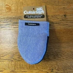 Cuisinart 2 Pk Heat Resistant Mini Oven Mitts Blue Denim New. Fixed Price $10.00.