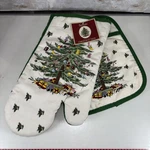 Spode Christmas Tree Oven Mitt & Pot Holder, Nwt, Holiday Kitchenware. Fixed Price $8.00.
