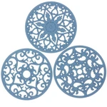 Sunmvehot Silicone Trivets Mats Set 3, Multi-use Intricately Carved For. Fixed Price $21.63.