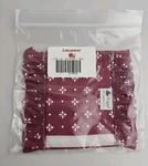 Longaberger Fabric Handle Gripper Hol Red & White #219035 Euc. Fixed Price $8.99.