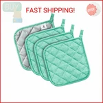 Joyhalo 4 Pack Pot Holders For Kitchen,cotton Oven With Great Heat Resist. Fixed Price $15.16.