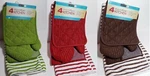 Graydon Hall 4 Piece Kitchen Set Oven Mitt Dishcloth Towel Pot Holder. Fixed Price $12.99.