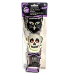 Wilton Kitchen Metal Cookie Cutter Set Of 3 Halloween Decor Black Cat Skeleton. Fixed Price $8.60.