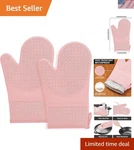 Silicone Oven Mitts, Heat Resistant 500F Kitchen 2PCS, 11.6" Bpa-free S.... Fixed Price $21.98.