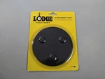 Lodge Cast Iron Silicone Magnetic Trivet Black Round 5.75" New Nip Nos. Fixed Price $13.95.