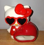 Sanrio Hello Kitty Sculpted Ceramic Hand Painted Kitchen Sponge Holder New. Fixed Price $14.00.