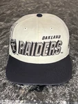 Vintage 90'S Sports Specialties Pro Line Oakland Raiders Nfl Shadow Snapback Hat. Fixed Price $135.00.
