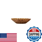 Boho Carved Wood Bowl With Scalloped Edge, Natural. Fixed Price $32.45.