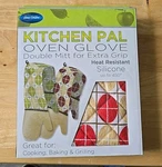 Kitchen Pal Oven Glove Double Mitt Extra Grip Heat Resistant Silicone Red. Fixed Price $7.00.