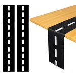 Checkered Runner Pack Black And White Tablecloths 12.6X72 Inch Car. Fixed Price $20.77.