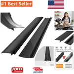 Asymmetrical T-shape Silicone Stove Gap Covers Perfect Fit For Any Kitchen. Fixed Price $7.58.