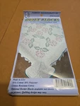 Fairway Needlecraft Quilt Blocks Rose Design 17- 1/4" X Granny Core. Fixed Price $11.50.