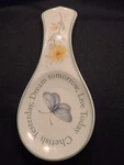 Lenox Butterfly Meadow Spoon Rest Cherish Yesterday Dream Tomorrow Live Today. Fixed Price $11.99.