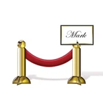 Beistle Stanchion Place Cards - Awards Night Party Supply Decoration. Fixed Price $10.50.