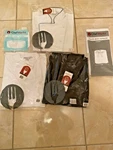 New Chef Works Bundle -- Pants Sicily Coat Volnay Beanie Apron. Fixed Price $69.94.