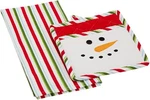 New Snowman Christmas Kitchen Gift Set Potholder + Dish Towel By Dii Xmas Fun !. Fixed Price $7.19.