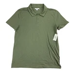 And Now This Mens Knit Short Sleeve Polo Shirt Olive Green Xl. Fixed Price $19.97.