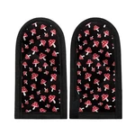 Red Mushroom Print Hot Handle Set Of 2,CAST Iron Skillet Covers.... Fixed Price $16.12.