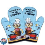 Nahmakne 2 Pack Funny Oven Mitts For Women, I'm Not Old Well. Fixed Price $27.99.