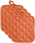 American Linen Pot Holders, Hot Pads, Table For Kitchen 4 Pack, Coral. Fixed Price $21.49.