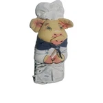 Boston Warehouse Pig Chef Oven Mitt Gloves Decorative Kitchen Essentials Holder. Fixed Price $13.75.