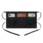 Boharers 1 Pack Waitress With 3 Pockets - Black Server Aprons Waiter .... Fixed Price $12.45.