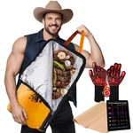 Bbq Meat Resting Blanket Insulated Kit Grilling Gloves Temperature Guide. Fixed Price $27.57.