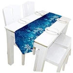 Woor Double-sided Christmas Snowflakes Runner 13 X 90 Inches Long,table. Fixed Price $29.32.