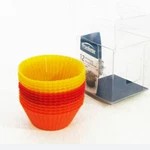New 12 Trudeau Small Silicone Muffin Cups, No Stick, Dishwasher Safe 1"TALL. Fixed Price $12.99.