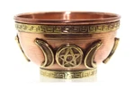 Crystalo Copper Offering Bowl, 3 Diameter, Inches Bronze. Fixed Price $21.99.