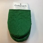 Cuisinart 2 Pk Heat Resistant Mini Oven Gloves Mits Textured Green Bows New. Fixed Price $17.99.