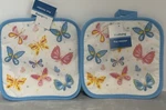 2 True Living Pot Holders Butterfly Spring Kitchen Decor 8. Fixed Price $7.20.