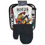 Disney Halloween Hocus Pocus Sanderson Sister Kitchen Oven Mitt Potholder Set. Fixed Price $14.40.