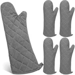 2 Pairs 17 Inch Extra Long Oven Mitts Heat Resistant Cotton Lining Thick Gloves. Fixed Price $39.00.