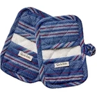 Sur La Table Kitchen Mini Oven Mitts Blue Red White Stripe Pot Holders Set Of 2. Fixed Price $8.90.