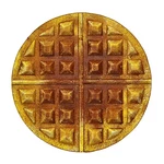 Zeckos Round Waffle Cast Iron Trivet 8" Kitchen Decor And Wall Hanging Plaque. Fixed Price $29.99.