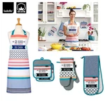 Casa Cotton Kitchen Range By Ladelle -choose Apron, Oven Mitt, Pot Holder. Fixed Price $18.09.